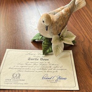 Lenox Turtle Dove Figurine